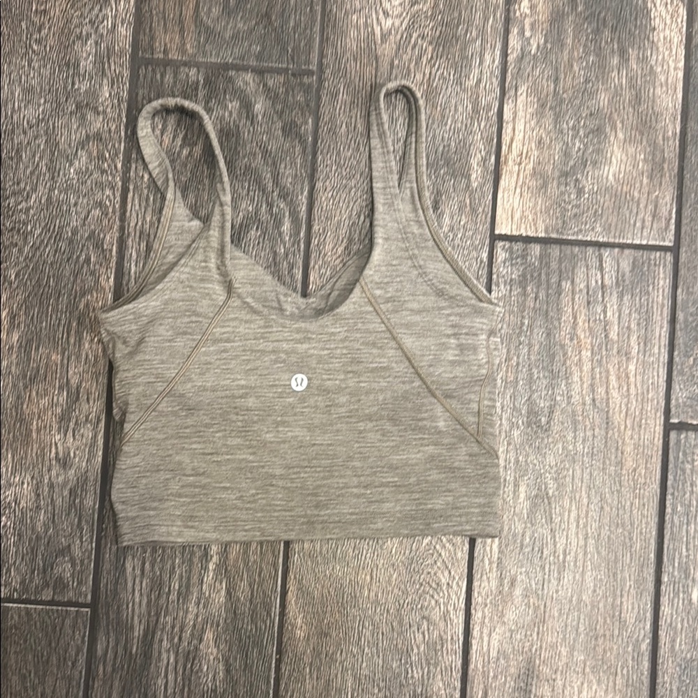 lululemon athletica Gray Tank Top
